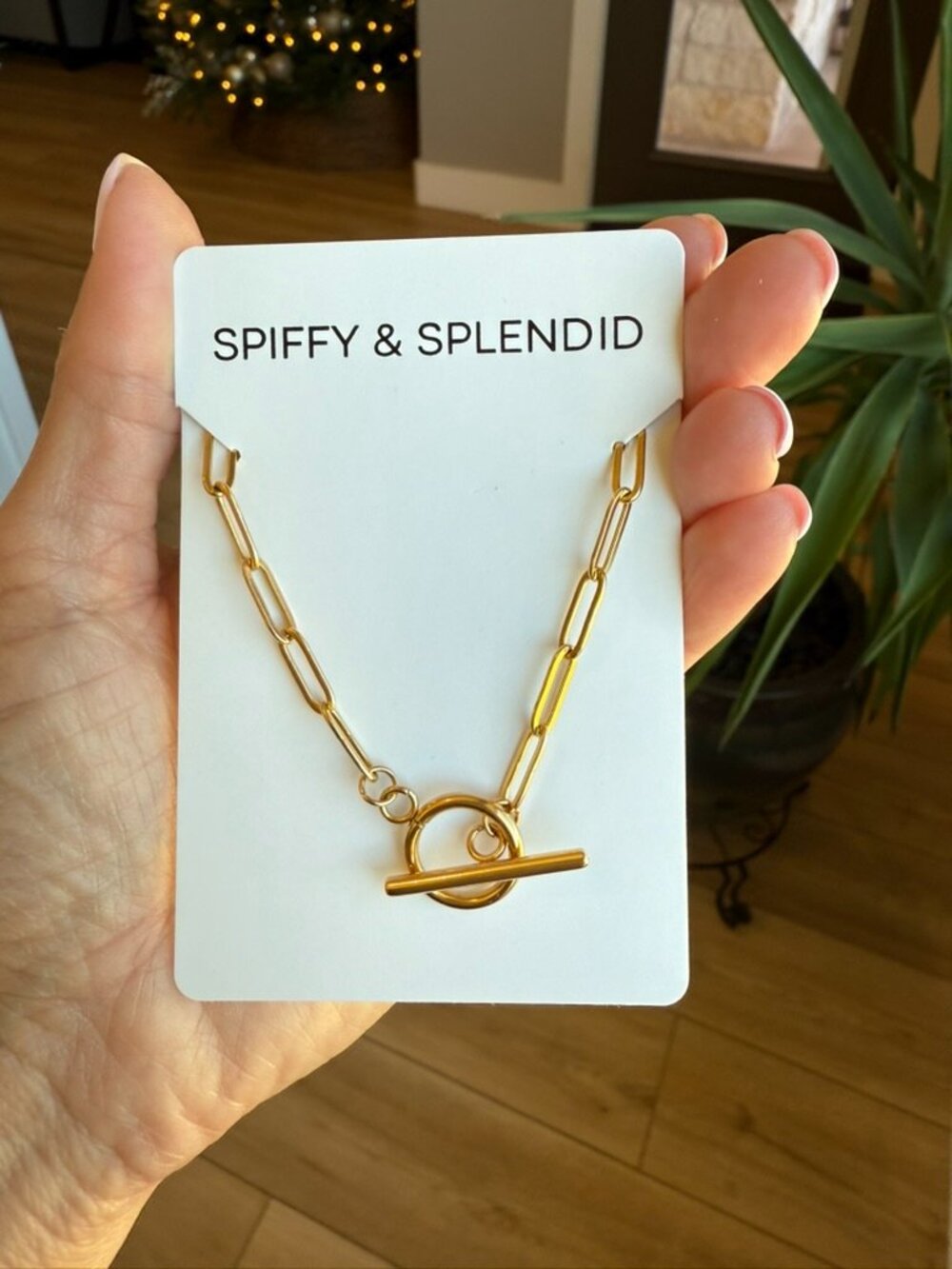 🍒 2/$20 - 16" Stainless Steel Paperclip Chain Necklace - 18k Gold Plated